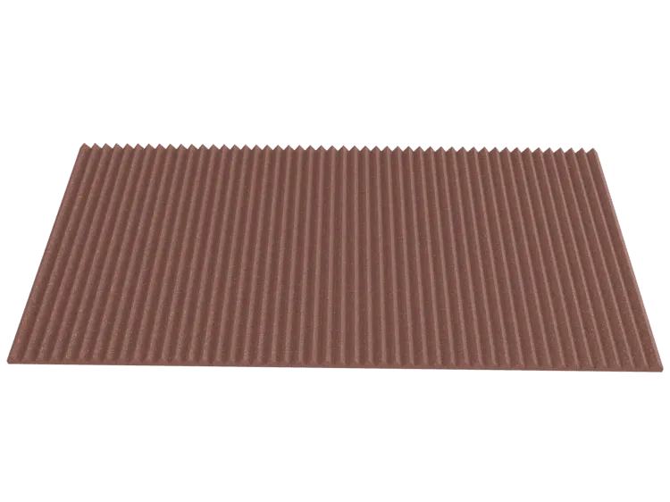 1 Inch Acoustic Foam Wedge Style Panels - 13 Color Options