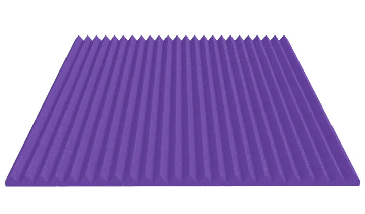 1 Inch Acoustic Foam Wedge Style Panels - 13 Color Options