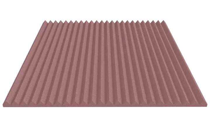 1 Inch Acoustic Foam Wedge Style Panels - 13 Color Options