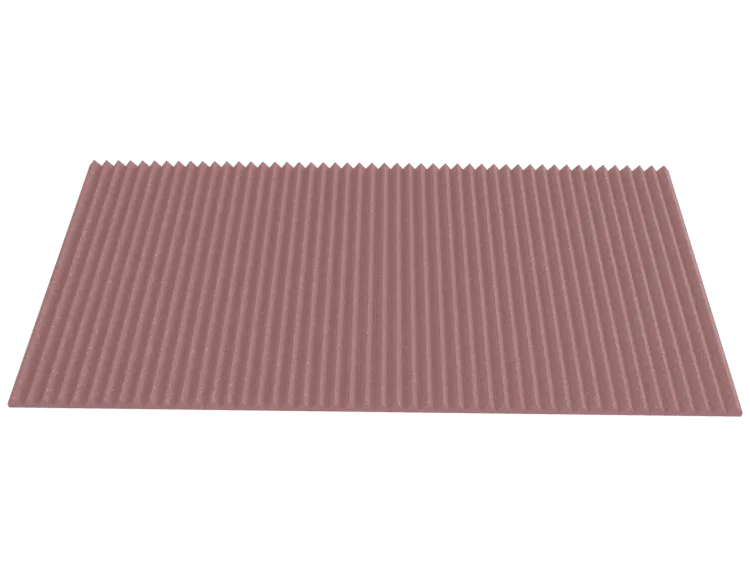 1 Inch Acoustic Foam Wedge Style Panels - 13 Color Options