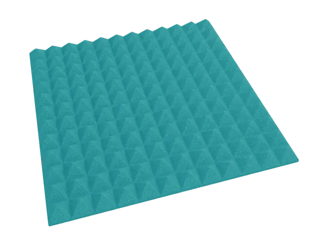 2 Inch Acoustic Foam Pyramid Style Panels - 13 Color Options