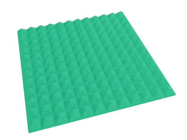 2 Inch Acoustic Foam Pyramid Style Panels - 13 Color Options