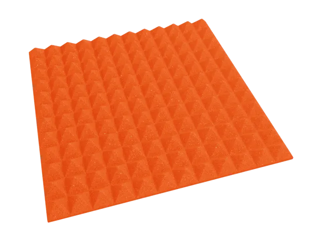 2 Inch Acoustic Foam Pyramid Style Panels - 13 Color Options