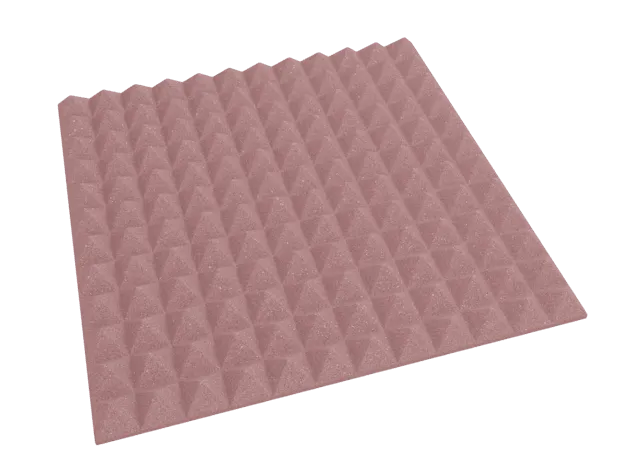 2 Inch Acoustic Foam Pyramid Style Panels - 13 Color Options