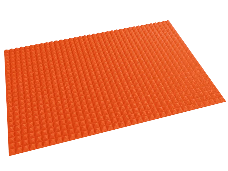 2 Inch Acoustic Foam Pyramid Style Panels - 13 Color Options