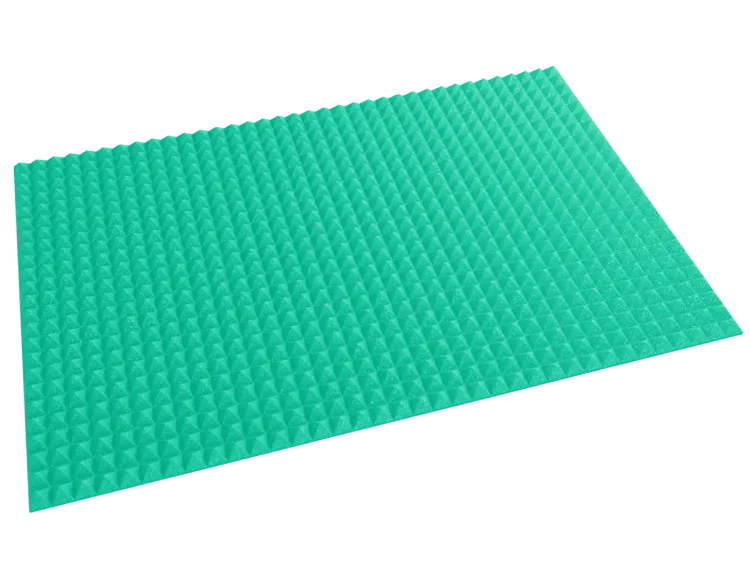 2 Inch Acoustic Foam Pyramid Style Panels - 13 Color Options