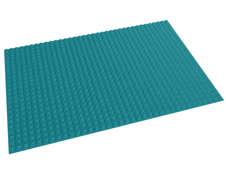 2 Inch Acoustic Foam Pyramid Style Panels - 13 Color Options