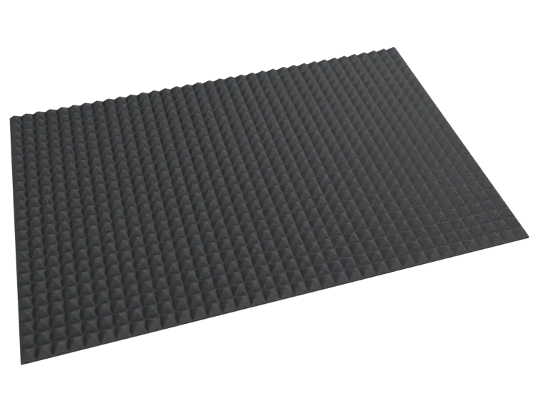 2 Inch Acoustic Foam Pyramid Style Panels - 13 Color Options