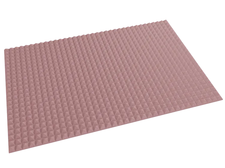 2 Inch Acoustic Foam Pyramid Style Panels - 13 Color Options