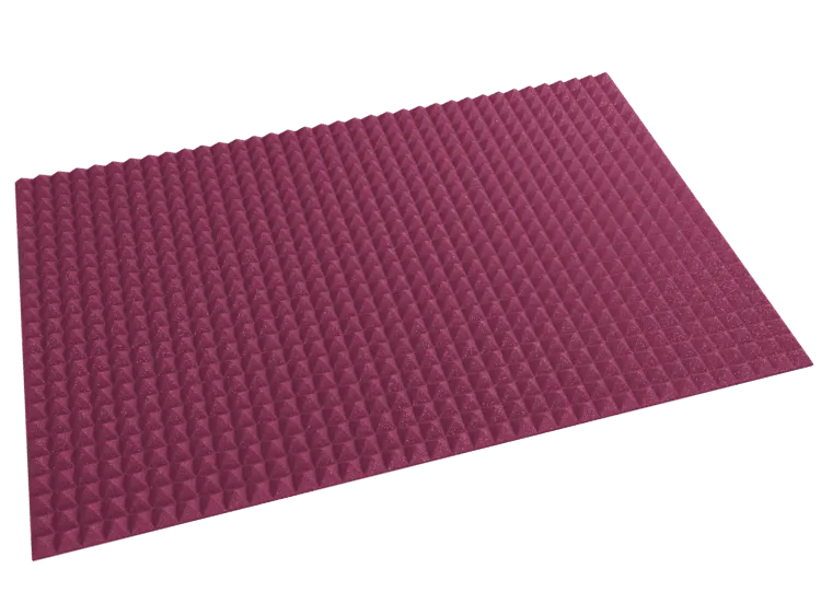 2 Inch Acoustic Foam Pyramid Style Panels - 13 Color Options