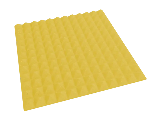 2 Inch Acoustic Foam Pyramid Style Panels - 13 Color Options