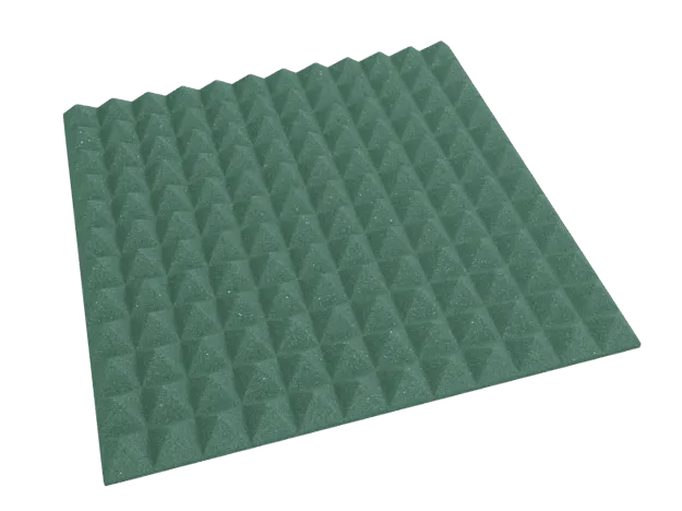 2 Inch Acoustic Foam Pyramid Style Panels - 13 Color Options