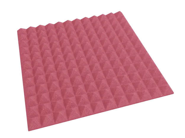 2 Inch Acoustic Foam Pyramid Style Panels - 13 Color Options