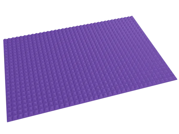 2 Inch Acoustic Foam Pyramid Style Panels - 13 Color Options