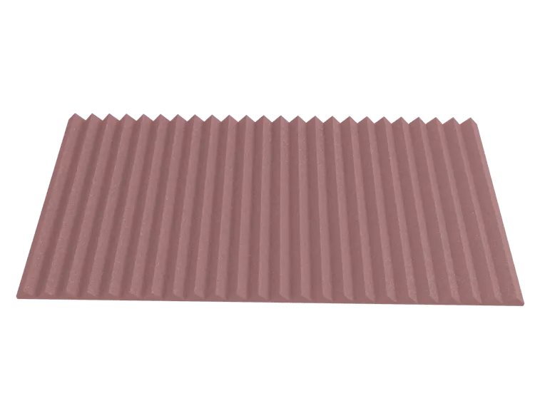 2 Inch Acoustic Foam Wedge Style Panels - 13 Color Options