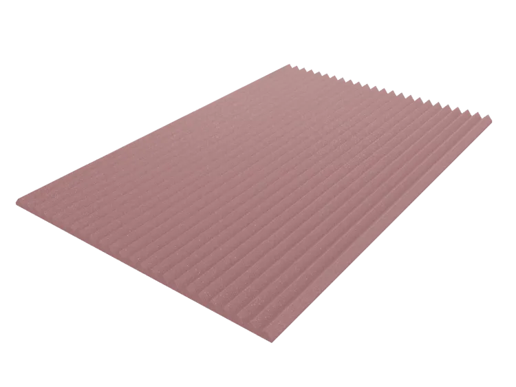 2 Inch Acoustic Foam Wedge Style Panels - 13 Color Options