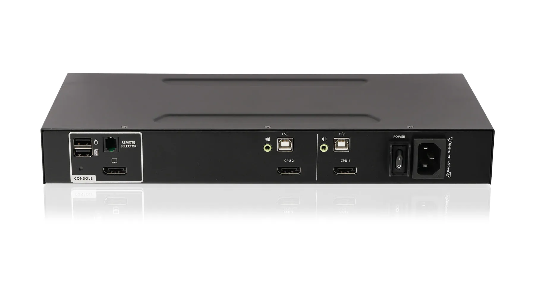 2-Port Single View DisplayPort Secure KVM Switch w/Audio