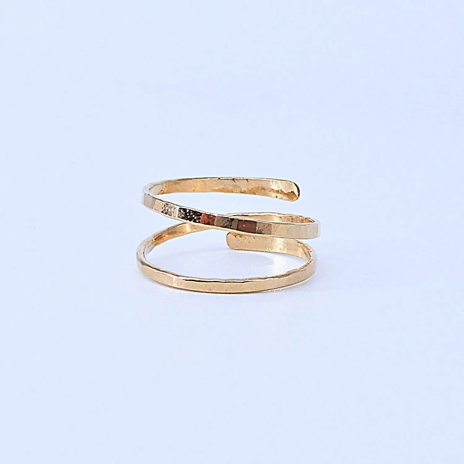 2 Strand Ring Size 7 Gold