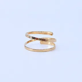 2 Strand Ring Size 7 Gold