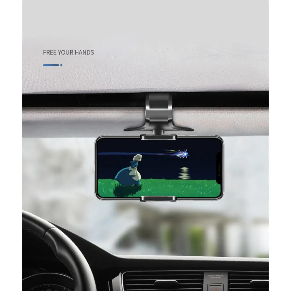 3 in 1 Car GPS Smartphone Holder: Dashboard / Visor Clamp   AC Grid Clip for BLU Studio J5 - Black