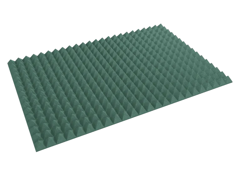 3 Inch Acoustic Foam Pyramid Style Panels - 13 Color Options