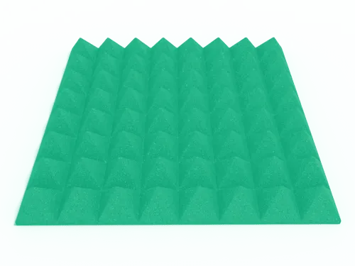 3 Inch Acoustic Foam Pyramid Style Panels - 13 Color Options