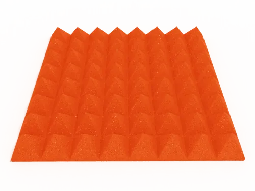 3 Inch Acoustic Foam Pyramid Style Panels - 13 Color Options