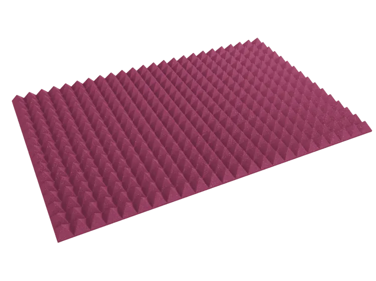 3 Inch Acoustic Foam Pyramid Style Panels - 13 Color Options