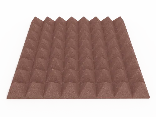 3 Inch Acoustic Foam Pyramid Style Panels - 13 Color Options