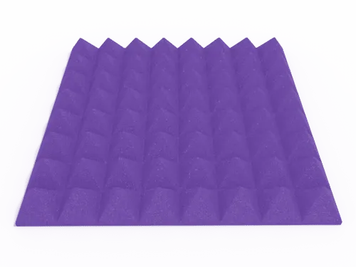 3 Inch Acoustic Foam Pyramid Style Panels - 13 Color Options