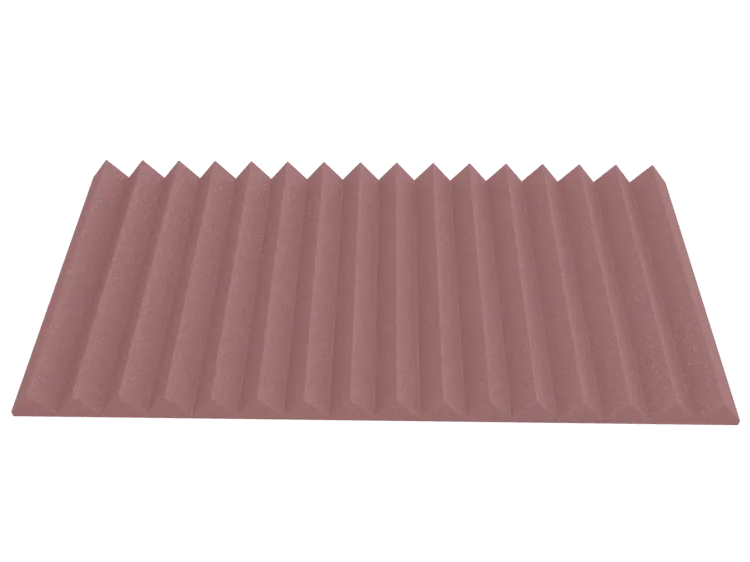 3 Inch Acoustic Foam Wedge Style Panels - 13 Color Options