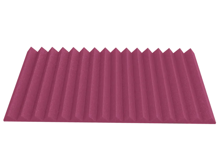3 Inch Acoustic Foam Wedge Style Panels - 13 Color Options