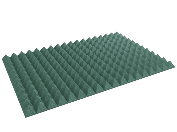 4 Inch Acoustic Foam Pyramid Style Panels - 13 Color Options