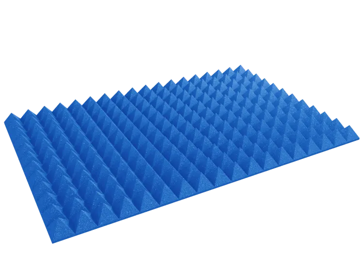 4 Inch Acoustic Foam Pyramid Style Panels - 13 Color Options