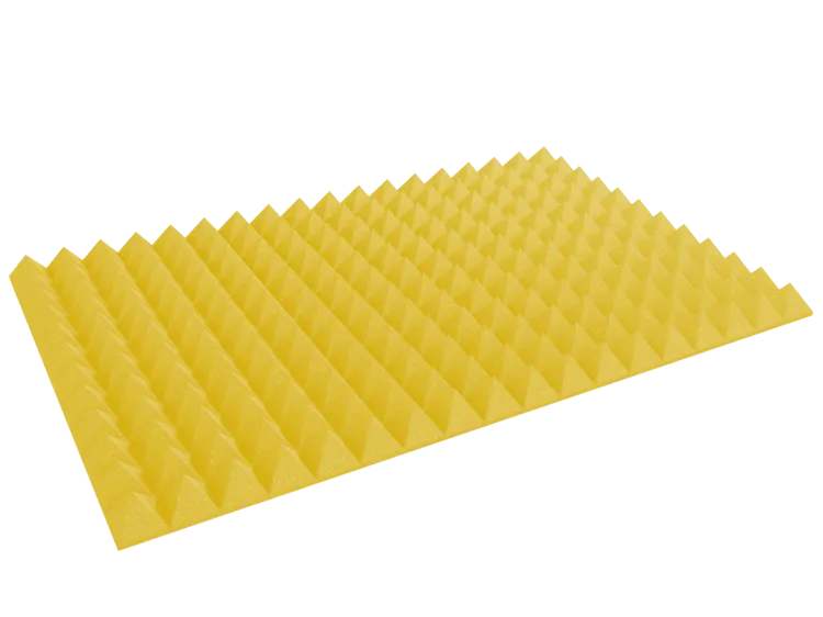 4 Inch Acoustic Foam Pyramid Style Panels - 13 Color Options