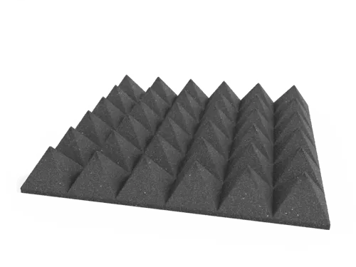 4 Inch Acoustic Foam Pyramid Style Panels - 13 Color Options