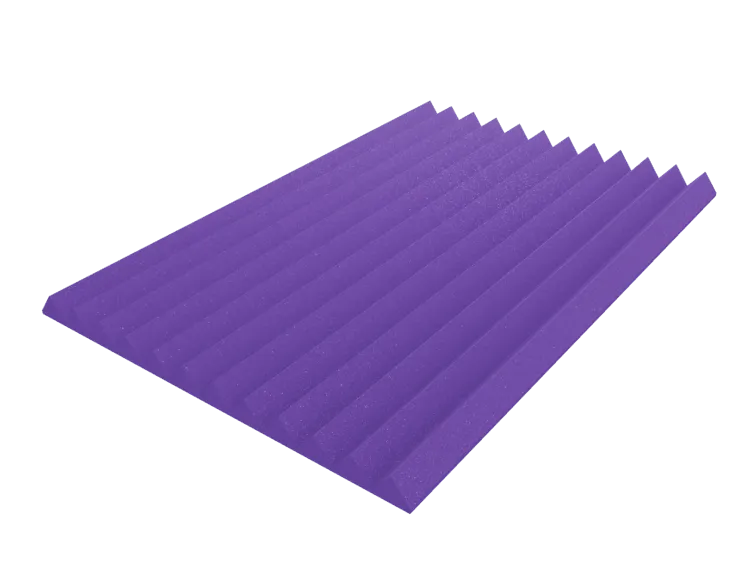 4 Inch Acoustic Foam Wedge Style Panels - 13 Color Options