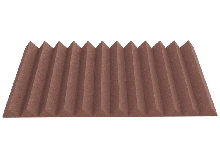 4 Inch Acoustic Foam Wedge Style Panels - 13 Color Options