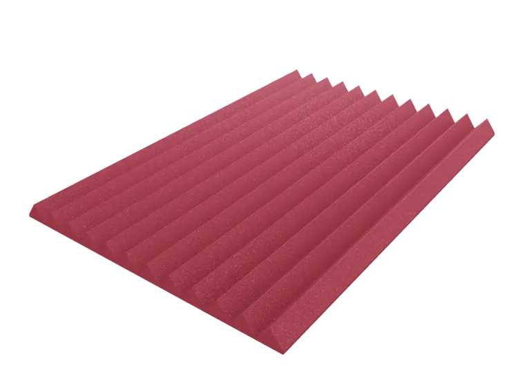 4 Inch Acoustic Foam Wedge Style Panels - 13 Color Options