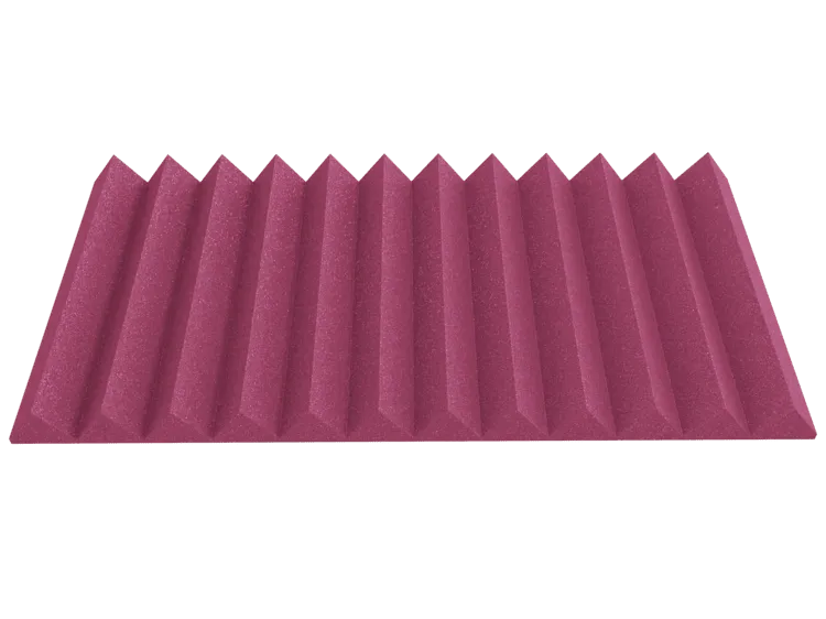 4 Inch Acoustic Foam Wedge Style Panels - 13 Color Options