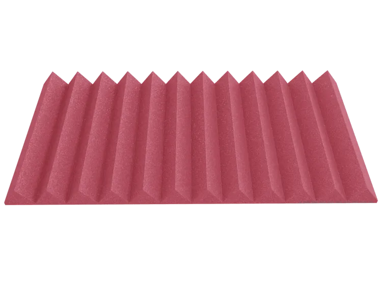 4 Inch Acoustic Foam Wedge Style Panels - 13 Color Options