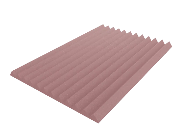 4 Inch Acoustic Foam Wedge Style Panels - 13 Color Options