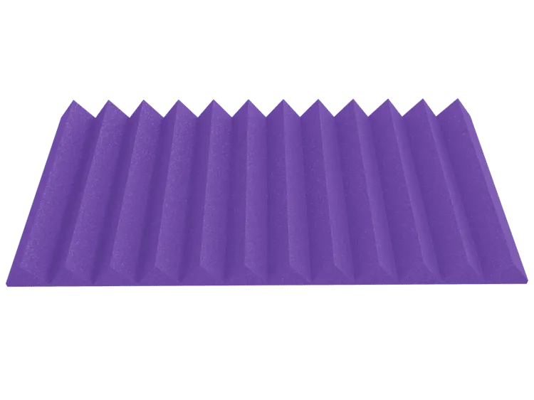 4 Inch Acoustic Foam Wedge Style Panels - 13 Color Options