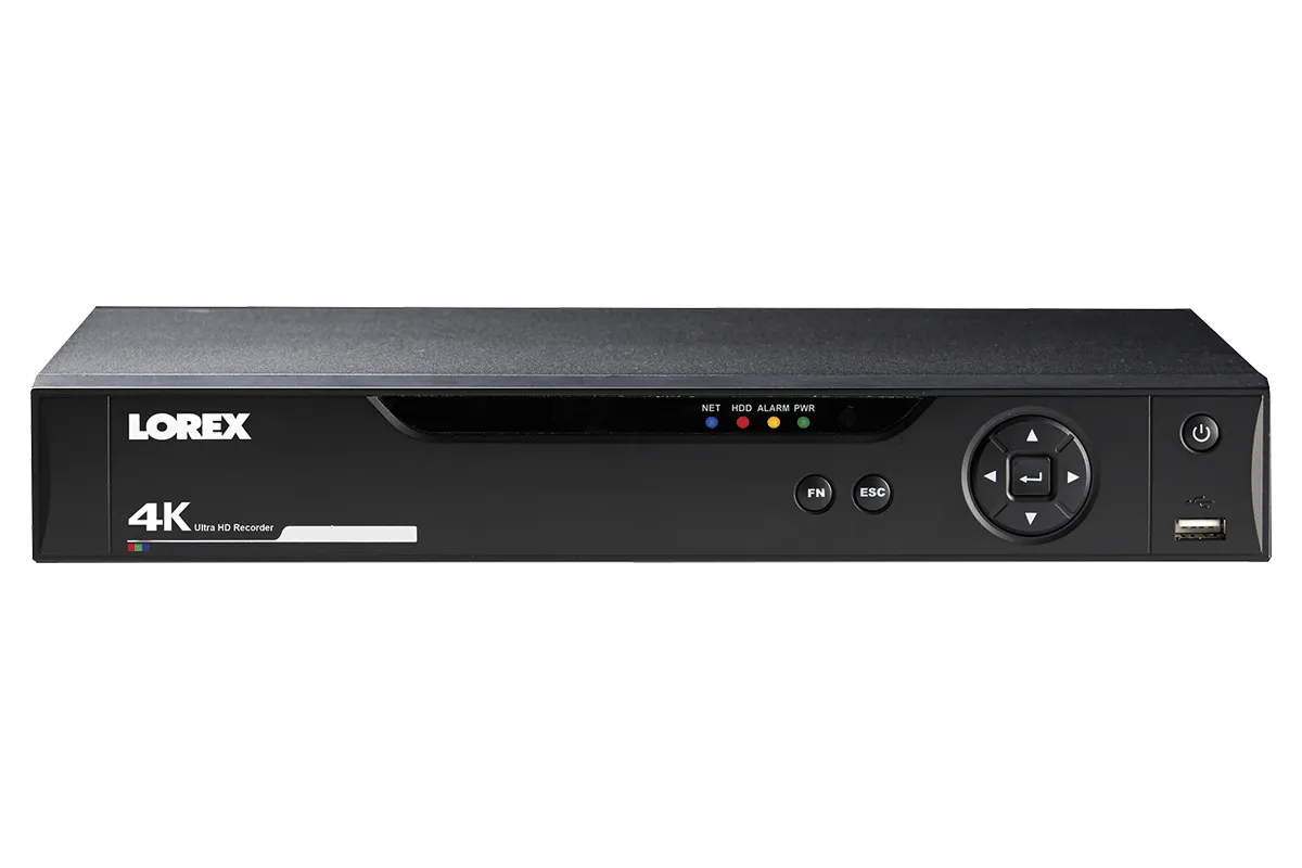 4K Ultra HD Digital Video Surveillance Recorder, 2TB Hard Drive