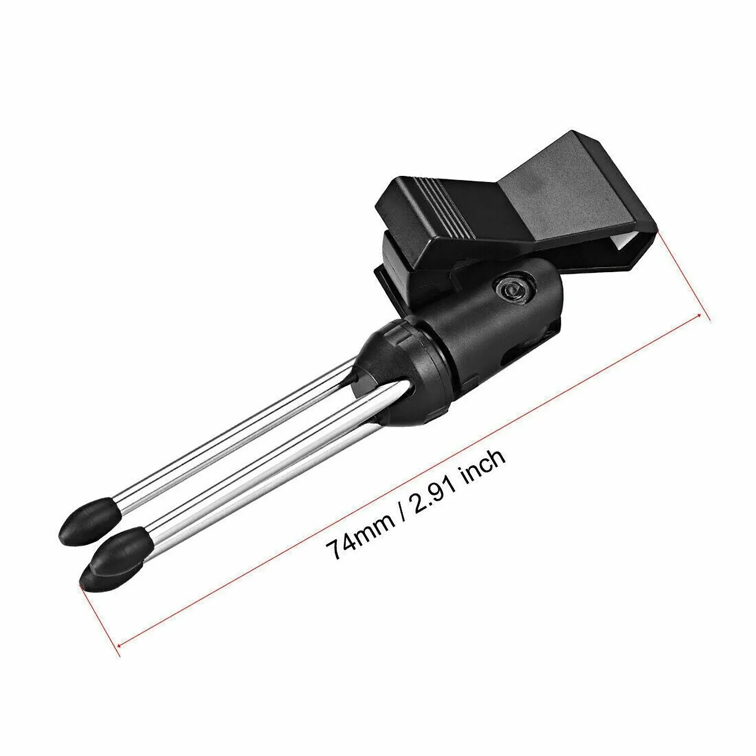5 Core 2Pcs Adjustable Desktop Microphone Stand Mini Tripod Tabletop
