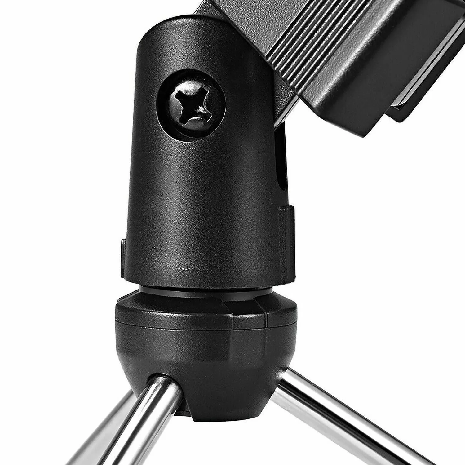 5 Core 2Pcs Adjustable Desktop Microphone Stand Mini Tripod Tabletop