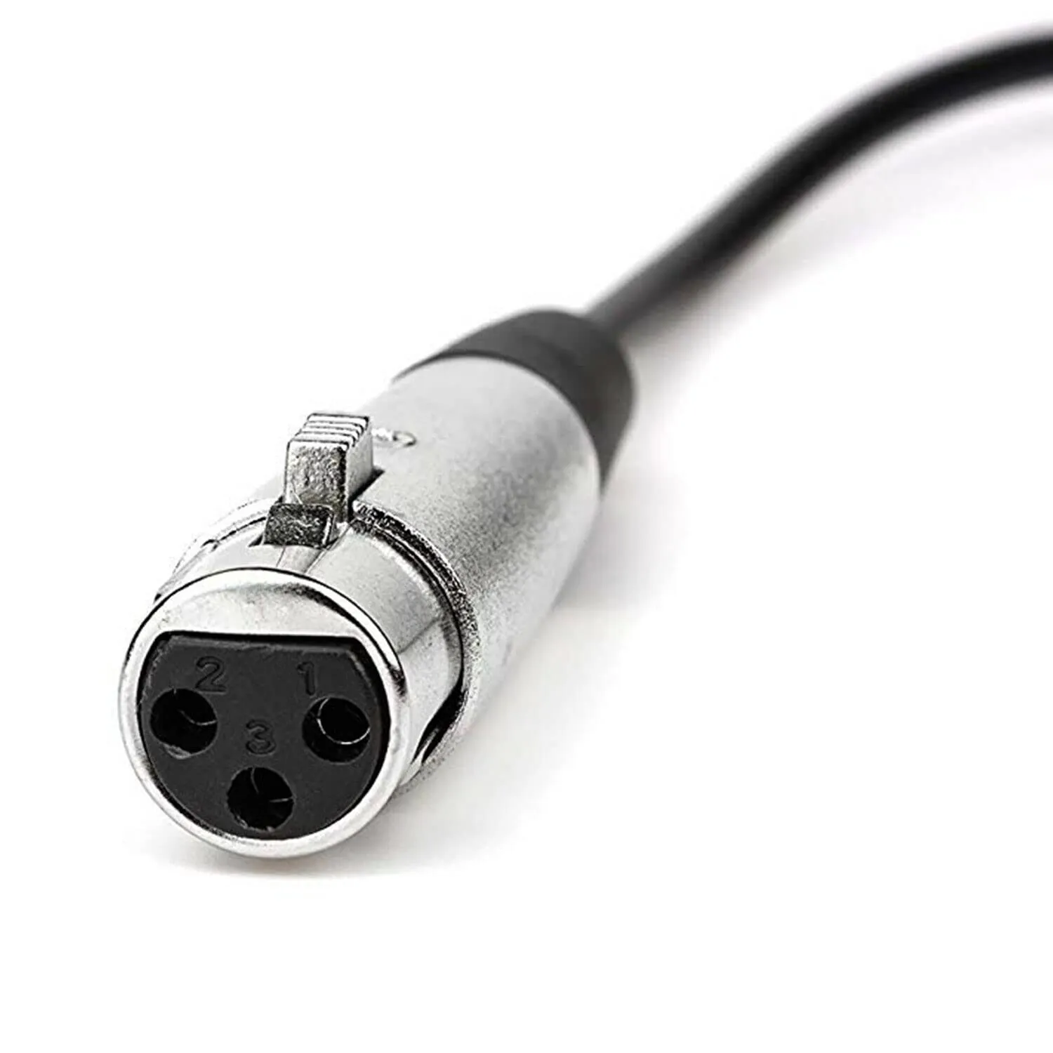 5 Core 3 Pin XLR Male Female Microphone Audio Cable Connector 2 pieces