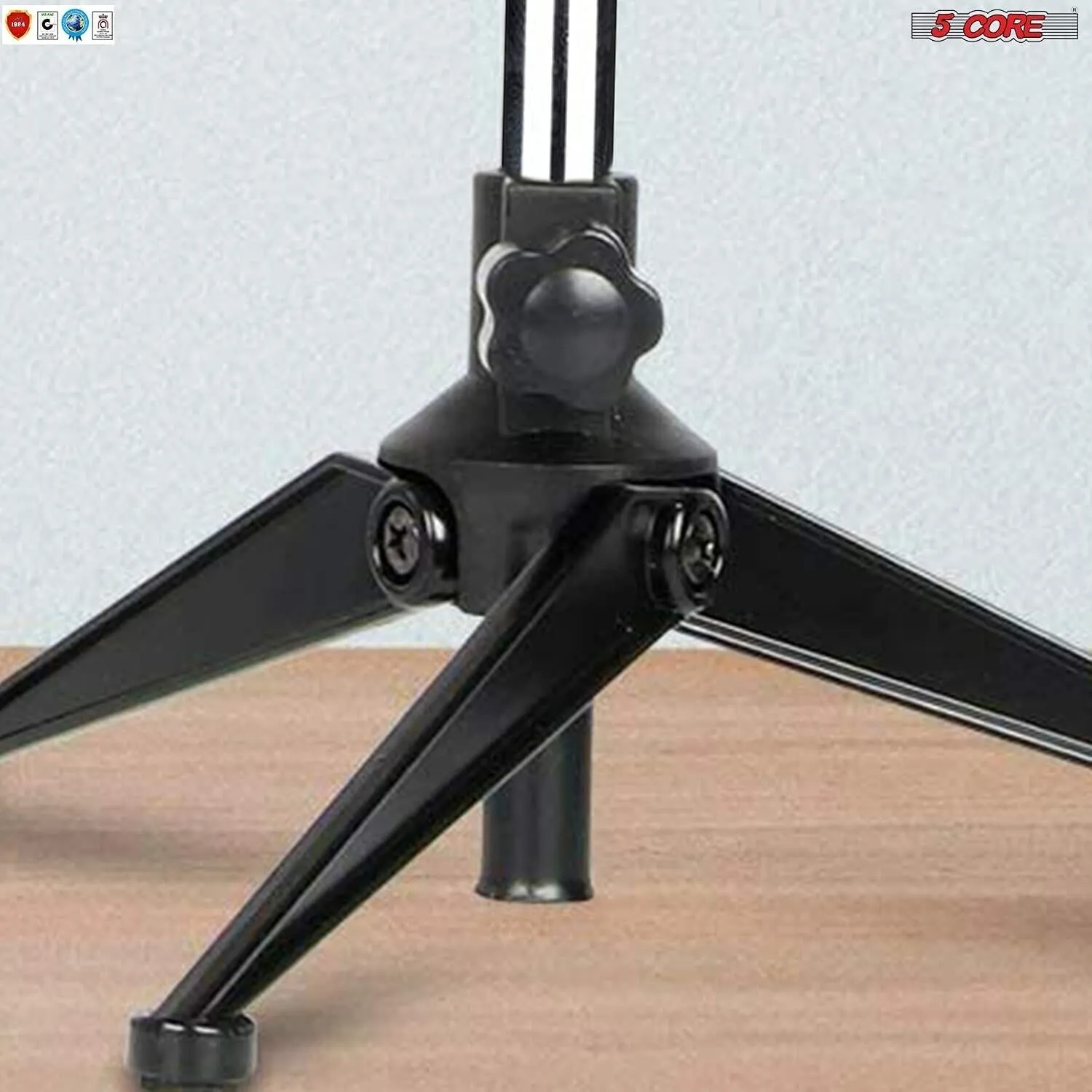 5 Core Premium Mini Microphone Stand Tripod Universal Adjustable Desk
