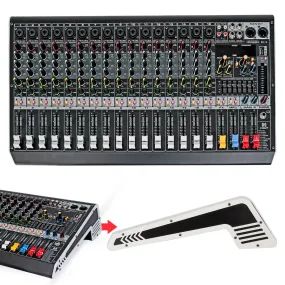 5Core Audio Mixer 16 Channel DJ Mixing Board Bluetooth USB Analog Professional Mezclador De Audio