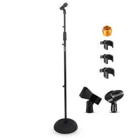 5Core Mic Stand Floor Heavy Duty Height Adjustable Pedestal Para Microfono for Singing On Stage Studio